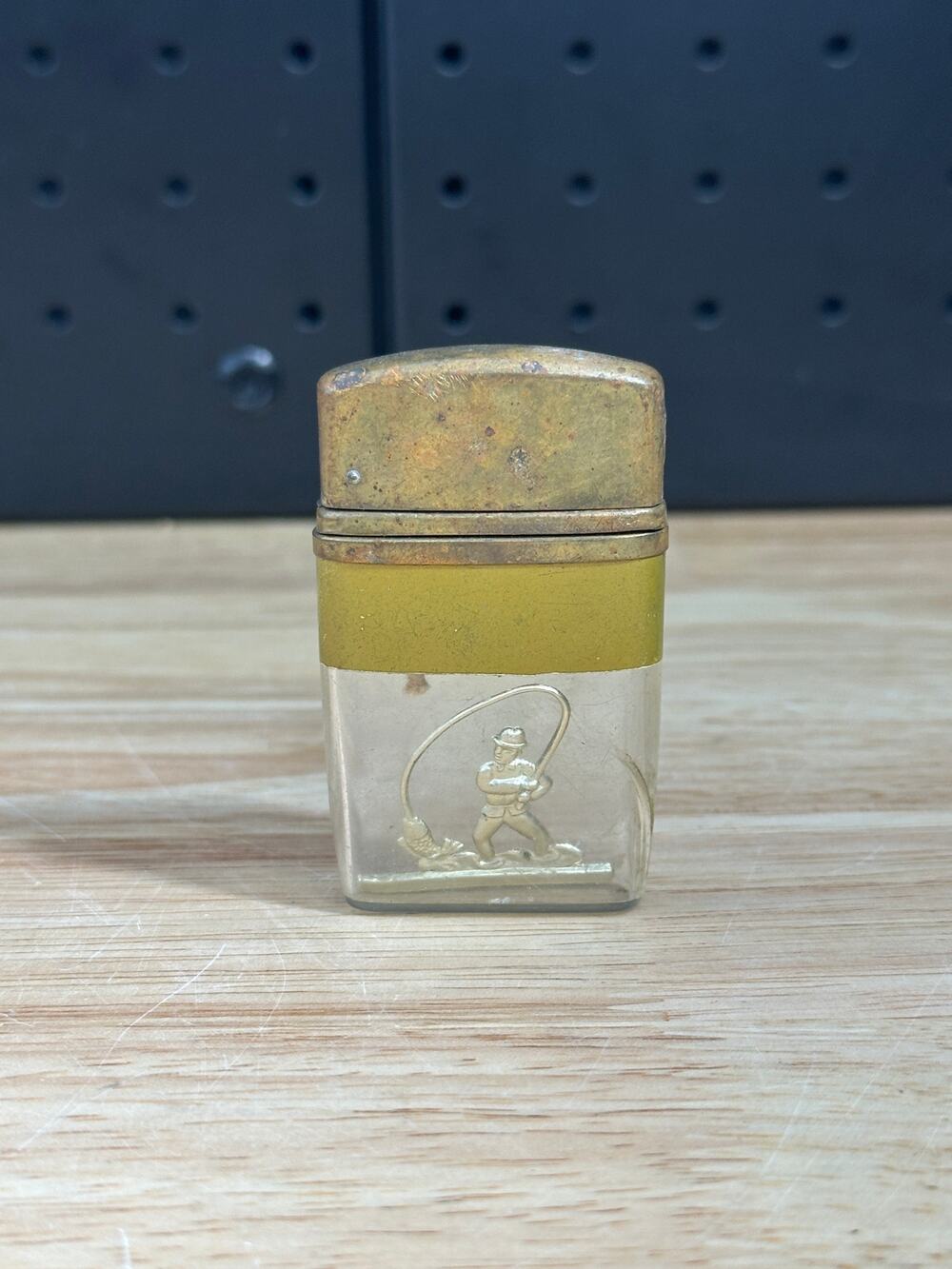 vintage transparent fishing lighter